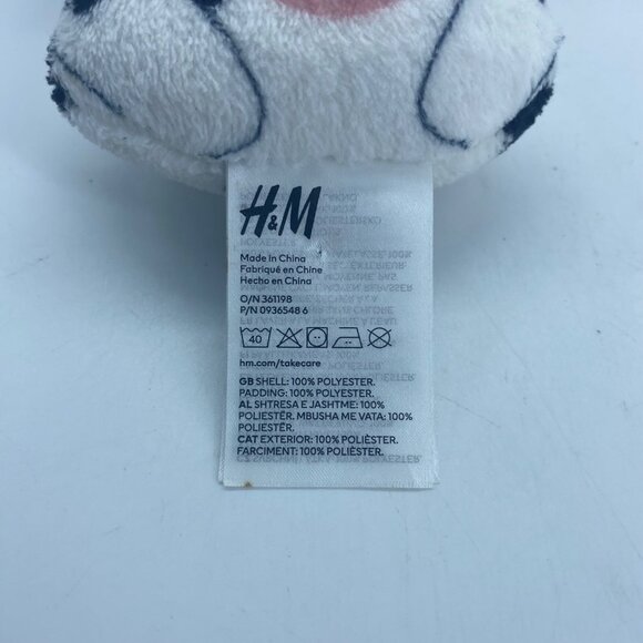 H&M Dalmatian Puppy Dog Plush Stuffed Animal Toy Miniature 6.5" Hand Held - Picture 2 of 9